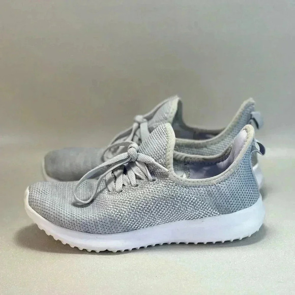 Gray Knit Sneakers with Memory Foam Size 7 - Picture 1 of 9